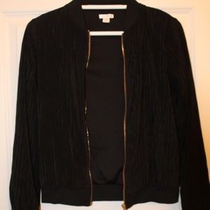 Black Bomber Jacket